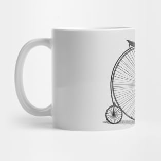 Penny-farthing - black Mug